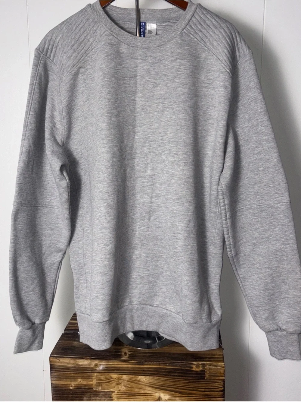H&M Divided Crewneck Sweatshirt Grey Men's Size X-Large Pullover New